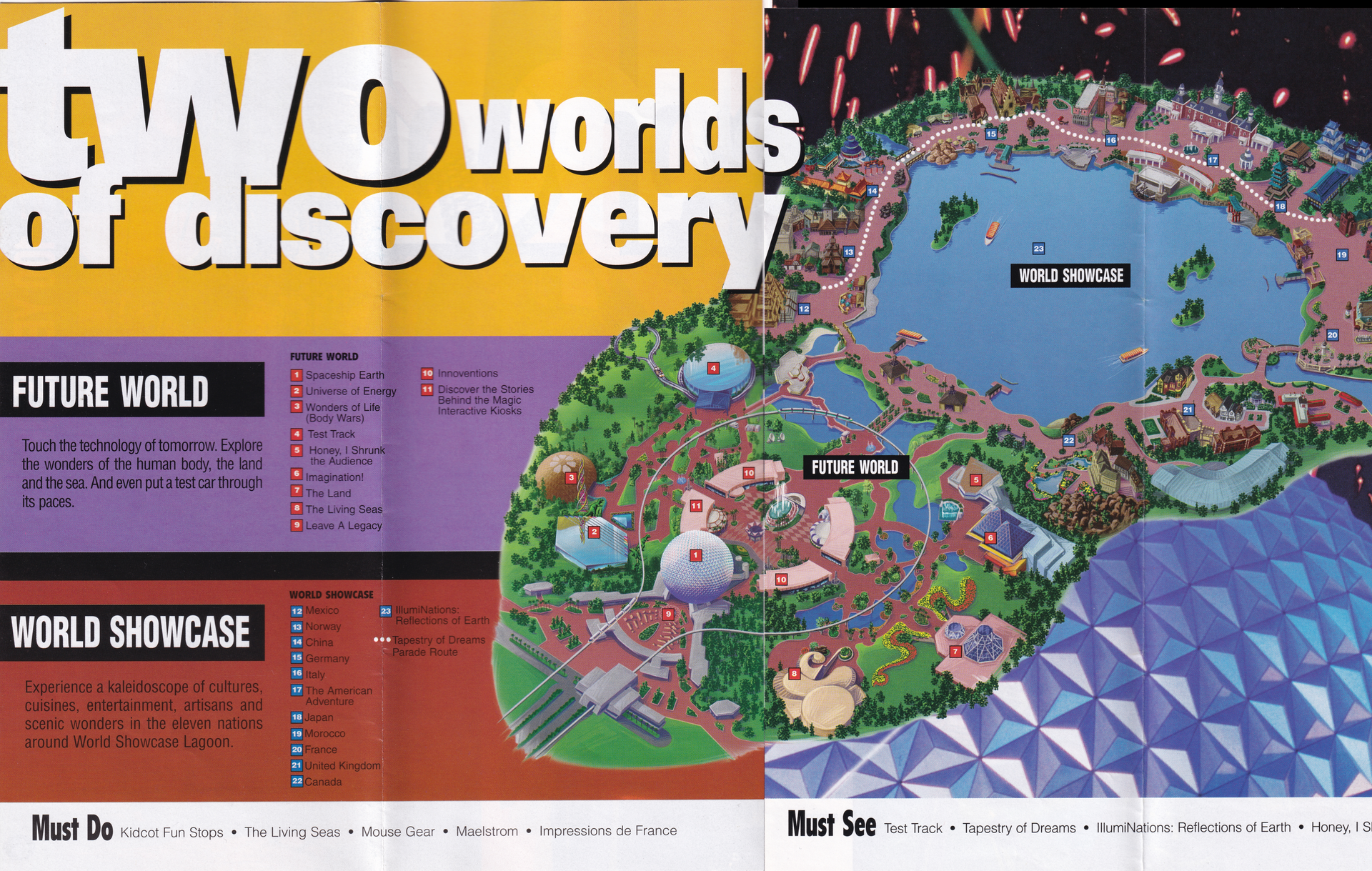 Epcot Map 2002 scan