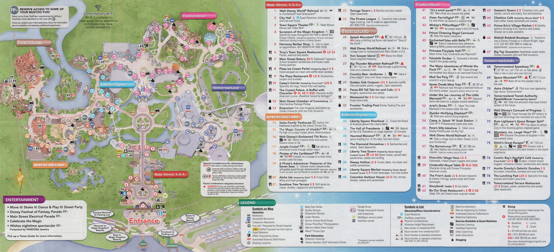 Magic Kingdom Map 2015 map placeholder